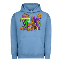 Pigment Pebble Blue texas mardi gras olivia Urban Hoodie - OliviaCreatesArt