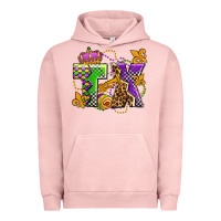 Pigment Salmon texas mardi gras olivia Urban Hoodie - OliviaCreatesArt