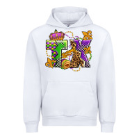 White texas mardi gras olivia Urban Hoodie - OliviaCreatesArt