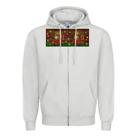 Dove Grey Oh Holy Night Zipper Hoodie - BundleAndBundleShop