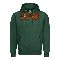 Sports Green Oh Holy Night Zipper Hoodie - BundleAndBundleShop
