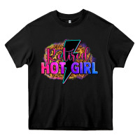 Black retired hot girl Heavy Core Tee - Zillion Design Studio