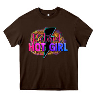 Chocolate Brown retired hot girl Heavy Core Tee - Zillion Design Studio