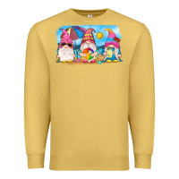 Antique Gold summer gnomes Premium Sweatshirt - NancyCooperArtShop