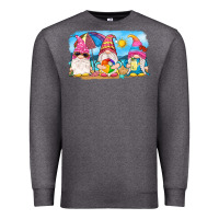 Charcoal Heather summer gnomes Premium Sweatshirt - NancyCooperArtShop