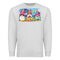 Dove Grey summer gnomes Premium Sweatshirt - NancyCooperArtShop