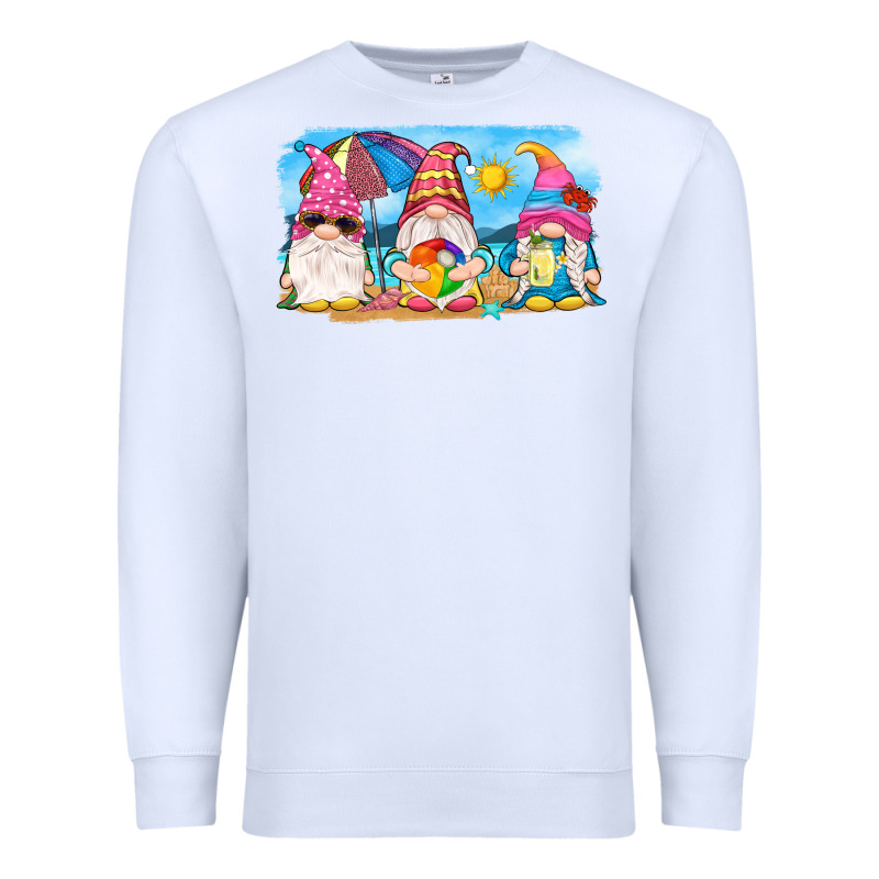 Summer Gnomes Premium Sweatshirt by NancyCooperArtShop | Teevron