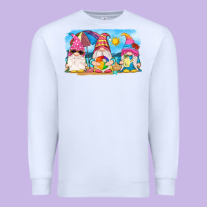 Summer Gnomes Premium Sweatshirt Designed By Nancycooperartshop