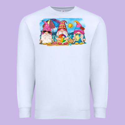 Summer Gnomes Premium Sweatshirt Designed By Nancycooperartshop