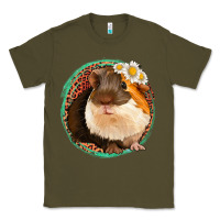 Army Green floral leopard guinea pigs Classic Tee - Jasminsmagicworld