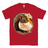 Red floral leopard guinea pigs Classic Tee - Jasminsmagicworld
