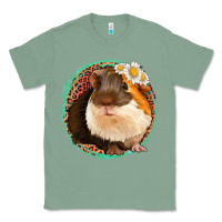 Sage floral leopard guinea pigs Classic Tee - Jasminsmagicworld