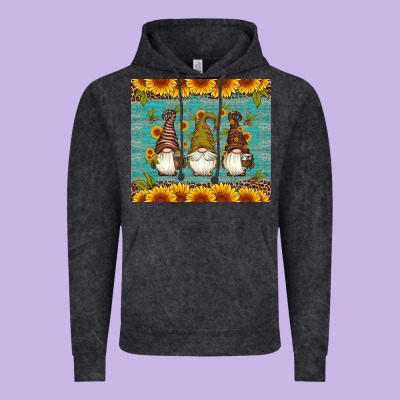 Coffee Gnomes Vintage Hoodie Designed By Artiststas