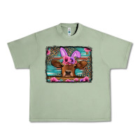 Oil Green easter floral leopard cow Urban Heavy Tee - Jasminsmagicworld