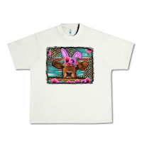 Pistachio easter floral leopard cow Urban Heavy Tee - Jasminsmagicworld