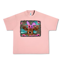 Salmon easter floral leopard cow Urban Heavy Tee - Jasminsmagicworld