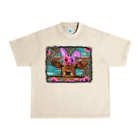 Sandshell easter floral leopard cow Urban Heavy Tee - Jasminsmagicworld