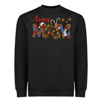 Black Christmas Army Mom Heavyweight Sweatshirt - NancyCooperArtShop