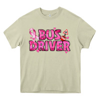 Mossy breast cancer bus driver Heavy Core Tee - texasbilliewilder