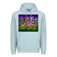 Blue Mist Home sweet home Premium Hoodie - NancyCooperArtShop