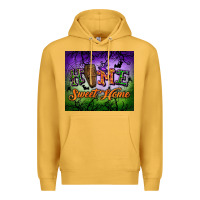 Mustard Home sweet home Premium Hoodie - NancyCooperArtShop