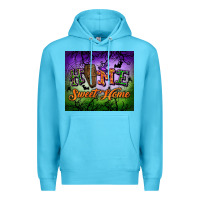 Ocean Blue Home sweet home Premium Hoodie - NancyCooperArtShop