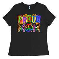 Black proud mom lgbt Ladies Tee - Zillion Design Studio