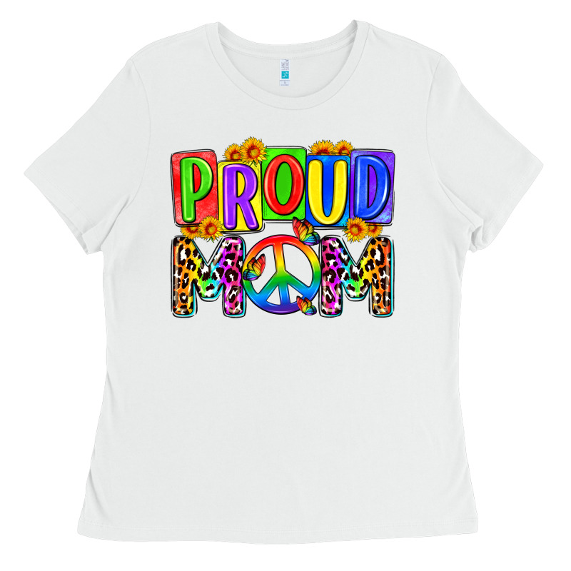 Proud Mom Lgbt Ladies Tee by Zillion Design Studio | Teevron