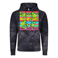 Cloud Black margarita serape seamless pattern Vintage Hoodie - BundleAndBundleShop