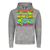 Cloud Rock margarita serape seamless pattern Vintage Hoodie - BundleAndBundleShop
