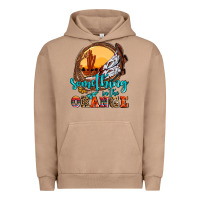 Pigment Burro something in the orange olivia Urban Hoodie - OliviaCreatesArt