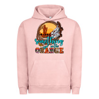 Pigment Salmon something in the orange olivia Urban Hoodie - OliviaCreatesArt