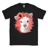 Black floral baby goat Classic Tee - Jasminsmagicworld