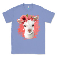 Floral Baby Goat Classic Tee | Teevron