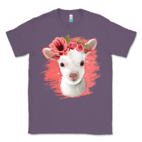 Lavender floral baby goat Classic Tee - Jasminsmagicworld