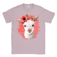 Lilac floral baby goat Classic Tee - Jasminsmagicworld