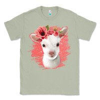 Matcha floral baby goat Classic Tee - Jasminsmagicworld
