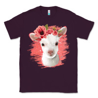 Plum floral baby goat Classic Tee - Jasminsmagicworld