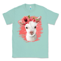 Seafoam floral baby goat Classic Tee - Jasminsmagicworld