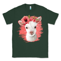 Sports Green floral baby goat Classic Tee - Jasminsmagicworld