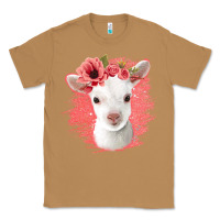 Toasted Coconut floral baby goat Classic Tee - Jasminsmagicworld