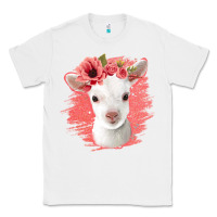 White floral baby goat Classic Tee - Jasminsmagicworld