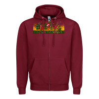 Burgundy christmas believe Zipper Hoodie - BundleAndBundleShop