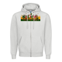 Dove Grey christmas believe Zipper Hoodie - BundleAndBundleShop