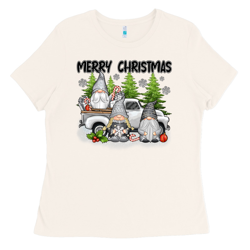 Merry Christmas Gnomies Ladies Tee by texasbilliewilder | Teevron