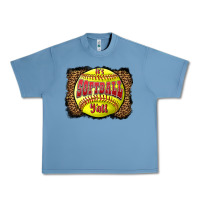 Pebble Blue it's softball y'all Urban Heavy Tee - LillyAllenDesigns