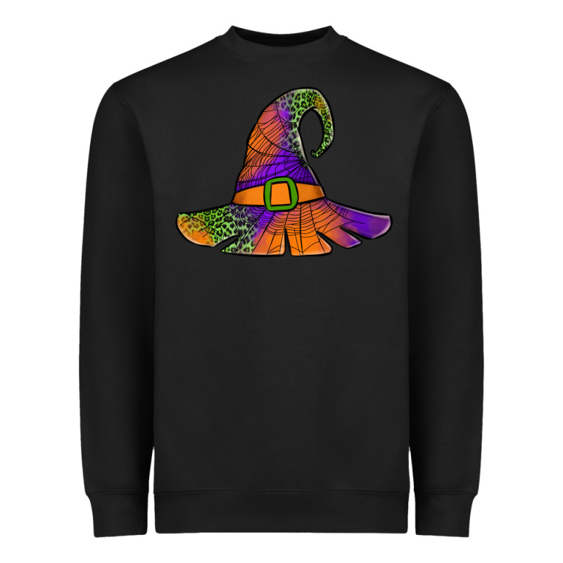 Spider Web Witch Hat Heavyweight Sweatshirt by Jasminsmagicworld | Teevron