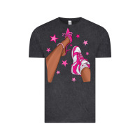 Vintage Black afro sneakers and heels Vintage Tee - NancyCooperArtShop