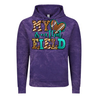 Cloud Purple my heart is on that field american football Vintage Hoodie - Jasminsmagicworld
