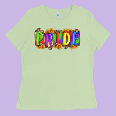 Pride Ladies Tee Designed By Zillion Design Studio